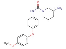 3-amino-N-[4-(4-methoxyphenoxy)phenyl]-1-piperidinecarboxamide hydrochloride