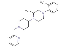 2-methyl-4-(2-methylphenyl)-1-[1-(pyridin-2-ylmethyl)piperidin-4-yl]piperazine