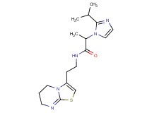 N-[2-(6,7-dihydro-5H-[1,3]thiazolo[3,2-a]pyrimidin-3-yl)ethyl]-2-(2-isopropyl-1H-imidazol-1-yl)propanamide