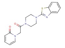 1-{2-[4-(1,3-benzothiazol-2-yl)-1-piperazinyl]-2-oxoethyl}-2(1H)-pyridinone