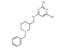 N~4~-[(1-benzylpiperidin-3-yl)methyl]-6-methylpyrimidine-2,4-diamine