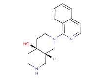 (4aS*,8aS*)-2-isoquinolin-1-yloctahydro-2,7-naphthyridin-4a(2H)-ol