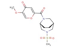 5-methoxy-2-{[(1R*,5R*)-3-(methylsulfonyl)-3,6-diazabicyclo[3.2.2]non-6-yl]carbonyl}-4H-pyran-4-one