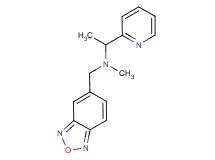 (2,1,3-benzoxadiazol-5-ylmethyl)methyl(1-pyridin-2-ylethyl)amine