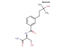 N-[(1S)-2-amino-1-(hydroxymethyl)-2-oxoethyl]-3-(3-hydroxy-3-methylbutyl)benzamide