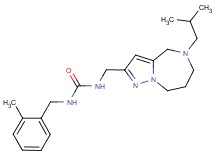 N-[(5-isobutyl-5,6,7,8-tetrahydro-4H-pyrazolo[1,5-a][1,4]diazepin-2-yl)methyl]-N'-(2-methylbenzyl)urea