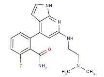 2-(6-{[2-(dimethylamino)ethyl]amino}-1H-pyrrolo[2,3-b]pyridin-4-yl)-6-fluorobenzamide