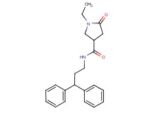 N-(3,3-diphenylpropyl)-1-ethyl-5-oxo-3-pyrrolidinecarboxamide