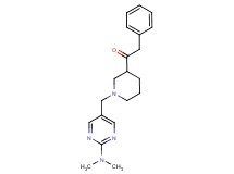 1-(1-{[2-(dimethylamino)-5-pyrimidinyl]methyl}-3-piperidinyl)-2-phenylethanone