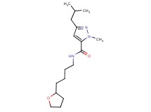 3-isobutyl-1-methyl-N-[4-(tetrahydro-2-furanyl)butyl]-1H-pyrazole-5-carboxamide