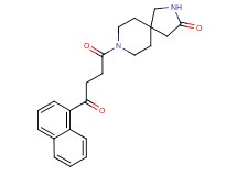 8-[4-(1-naphthyl)-4-oxobutanoyl]-2,8-diazaspiro[4.5]decan-3-one