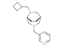 (1S*,5R*)-6-(cyclobutylmethyl)-3-(pyridin-3-ylmethyl)-3,6-diazabicyclo[3.2.2]nonane