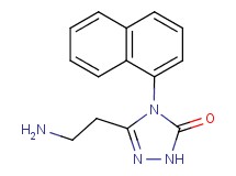 5-(2-aminoethyl)-4-(1-naphthyl)-2,4-dihydro-3H-1,2,4-triazol-3-one