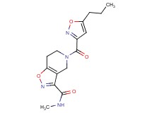 N-methyl-5-[(5-propyl-3-isoxazolyl)carbonyl]-4,5,6,7-tetrahydroisoxazolo[4,5-c]pyridine-3-carboxamide