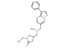 1-ethyl-4-({methyl[(3-phenylpyrazolo[1,5-a]pyrimidin-6-yl)methyl]amino}methyl)pyrrolidin-2-one