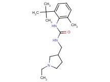N-(2-tert-butyl-6-methylphenyl)-N'-[(1-ethylpyrrolidin-3-yl)methyl]urea