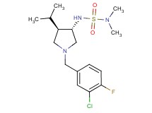 N'-[(3S*,4R*)-1-(3-chloro-4-fluorobenzyl)-4-isopropyl-3-pyrrolidinyl]-N,N-dimethylsulfamide