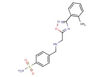 4-[({[3-(2-methylphenyl)-1,2,4-oxadiazol-5-yl]methyl}amino)methyl]benzenesulfonamide