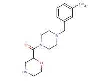 2-{[4-(3-methylbenzyl)-1-piperazinyl]carbonyl}morpholine