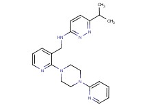 6-isopropyl-N-{[2-(4-pyridin-2-ylpiperazin-1-yl)pyridin-3-yl]methyl}pyridazin-3-amine