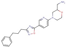 1-(4-{5-[3-(3-phenylpropyl)-1,2,4-oxadiazol-5-yl]pyridin-2-yl}morpholin-2-yl)methanamine