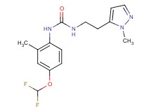 N-[4-(difluoromethoxy)-2-methylphenyl]-N'-[2-(1-methyl-1H-pyrazol-5-yl)ethyl]urea