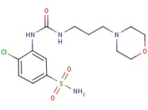 4-chloro-3-({[(3-morpholin-4-ylpropyl)amino]carbonyl}amino)benzenesulfonamide