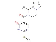 5-[(1-methyl-3,4-dihydropyrrolo[1,2-a]pyrazin-2(1H)-yl)carbonyl]-2-(methylthio)pyrimidin-4(3H)-one
