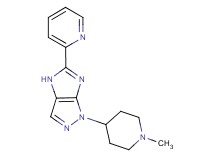 1-(1-methyl-4-piperidinyl)-5-(2-pyridinyl)-1,4-dihydroimidazo[4,5-c]pyrazole