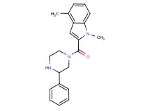 1,4-dimethyl-2-[(3-phenylpiperazin-1-yl)carbonyl]-1H-indole