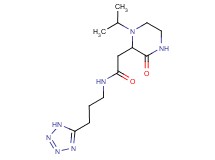 2-(1-isopropyl-3-oxopiperazin-2-yl)-N-[3-(1H-tetrazol-5-yl)propyl]acetamide