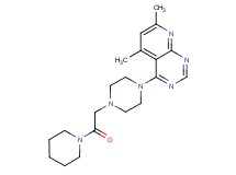 5,7-dimethyl-4-[4-(2-oxo-2-piperidin-1-ylethyl)piperazin-1-yl]pyrido[2,3-d]pyrimidine