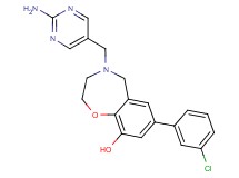 4-[(2-aminopyrimidin-5-yl)methyl]-7-(3-chlorophenyl)-2,3,4,5-tetrahydro-1,4-benzoxazepin-9-ol