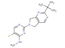 2-(2-tert-butyl-5,7-dihydro-6H-pyrrolo[3,4-d]pyrimidin-6-yl)-5-fluoro-N-methylpyrimidin-4-amine
