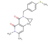 N-cyclopropyl-1,4,6-trimethyl-N-[4-(methylthio)benzyl]-2-oxo-1,2-dihydropyridine-3-carboxamide