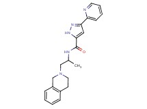 N-[2-(3,4-dihydroisoquinolin-2(1H)-yl)-1-methylethyl]-3-pyridin-2-yl-1H-pyrazole-5-carboxamide