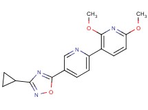 5-(3-cyclopropyl-1,2,4-oxadiazol-5-yl)-2',6'-dimethoxy-2,3'-bipyridine