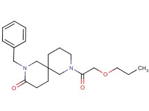 2-benzyl-8-(propoxyacetyl)-2,8-diazaspiro[5.5]undecan-3-one