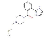 1-[2-(1H-imidazol-2-yl)benzoyl]-4-[2-(methylthio)ethyl]piperazine