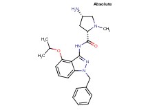 (4S)-4-amino-N-(1-benzyl-4-isopropoxy-1H-indazol-3-yl)-1-methyl-L-prolinamide dihydrochloride