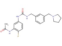 N-{2-fluoro-5-[({[3-(pyrrolidin-1-ylmethyl)benzyl]amino}carbonyl)amino]phenyl}acetamide