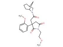 3-[2-(6-azabicyclo[3.2.1]oct-6-yl)-2-oxoethyl]-1-(2-methoxyethyl)-3-(2-methoxyphenyl)-2,5-pyrrolidinedione