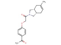 1-(4-{2-[(3aR*,7aS*)-5-methyl-1,3,3a,4,7,7a-hexahydro-2H-isoindol-2-yl]-2-oxoethoxy}phenyl)ethanone