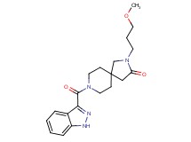 8-(1H-indazol-3-ylcarbonyl)-2-(3-methoxypropyl)-2,8-diazaspiro[4.5]decan-3-one