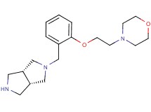 rel-(3aR,6aS)-2-{2-[2-(4-morpholinyl)ethoxy]benzyl}octahydropyrrolo[3,4-c]pyrrole dihydrochloride