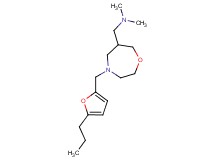N,N-dimethyl-1-{4-[(5-propyl-2-furyl)methyl]-1,4-oxazepan-6-yl}methanamine