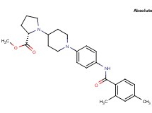 methyl 1-(1-{4-[(2,4-dimethylbenzoyl)amino]phenyl}-4-piperidinyl)-L-prolinate
