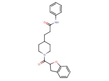 3-[1-(2,3-dihydro-1-benzofuran-2-ylcarbonyl)-4-piperidinyl]-N-phenylpropanamide