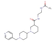 N-[2-(acetylamino)ethyl]-1'-(pyridin-4-ylmethyl)-1,4'-bipiperidine-3-carboxamide