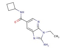 2-amino-N-cyclobutyl-3-ethyl-3H-imidazo[4,5-b]pyridine-6-carboxamide